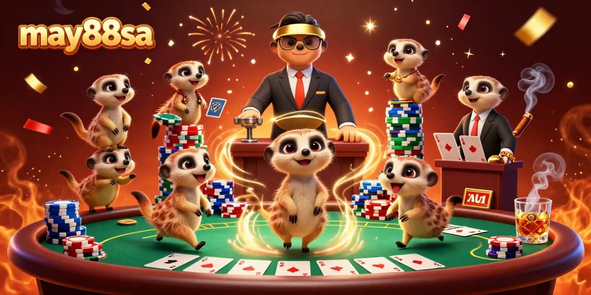 See the may88sa meerkat casino with vibrant poker elements and dynamic action!