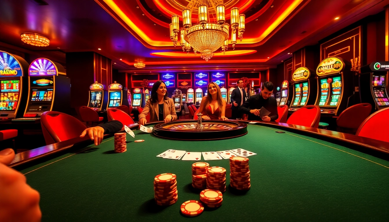Exciting casino action at a poker table reflecting 3win com's gaming allure.