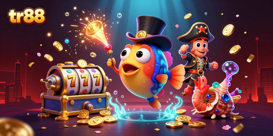 Experience tr88 with vibrant 3D casino characters and dynamic slot elements capturing thrilling gameplay.