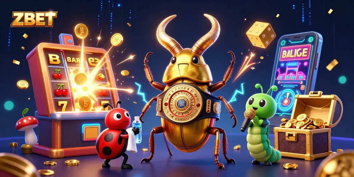 ZBET transforms your gaming experience with vibrant slots and winning bonuses in a dynamic 3D casino scene.
