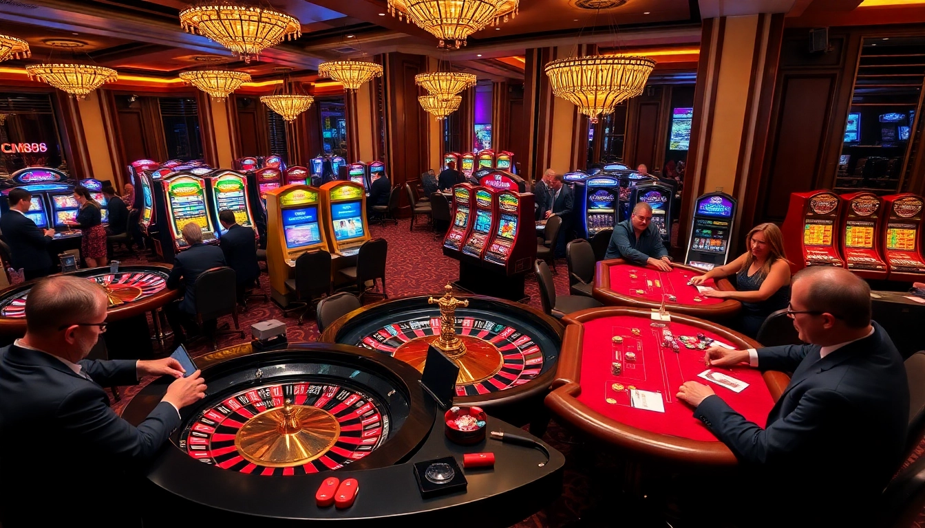 Winning at the luxurious CM888 casino games with an exciting roulette wheel and poker tables.