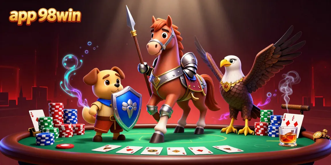 Experience thrilling gameplay with app 98win featuring characters and immersive casino elements.