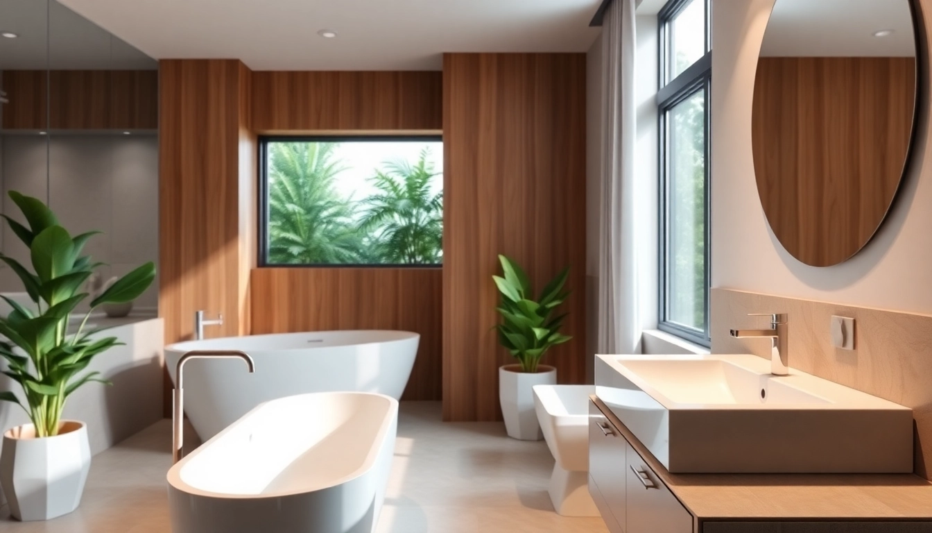 Stunning bathroom renovations Vancouver showcasing modern design with elegant fixtures.