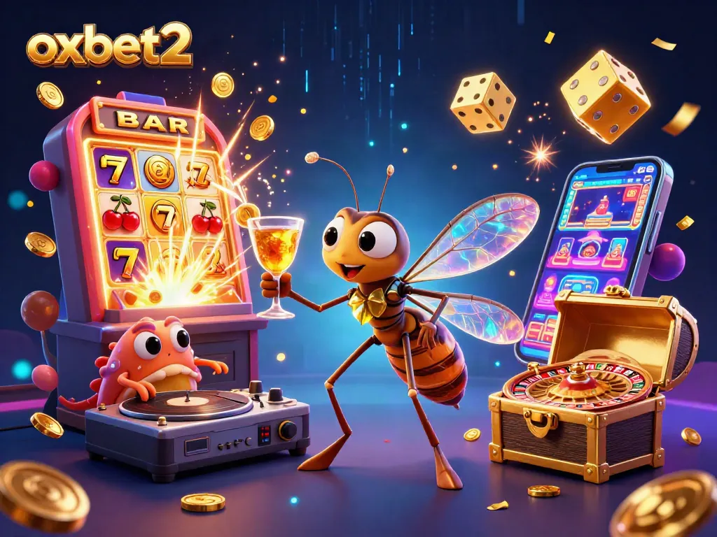 Experience the excitement of oxbet2 with captivating casino characters and vibrant game elements.