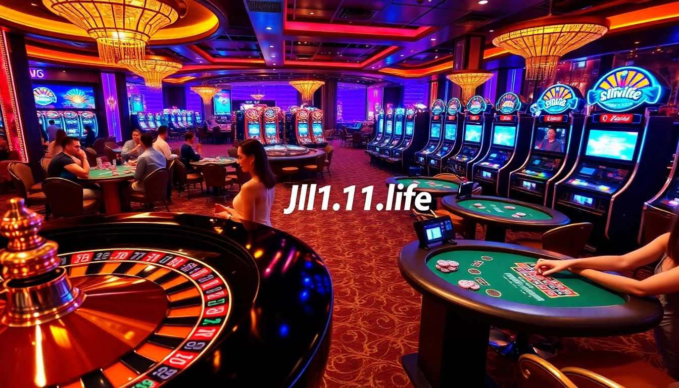 Players experiencing thrilling games at Jl111.life casino, enjoying roulette and slots for maximum excitement.