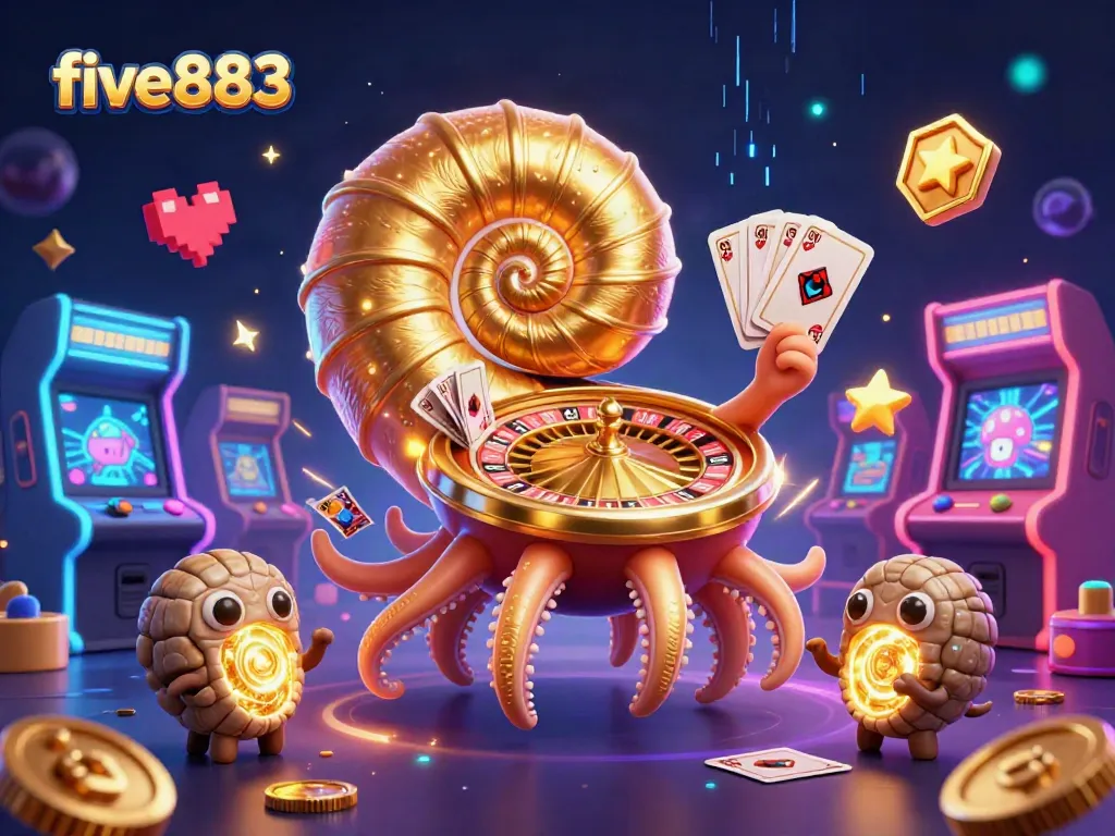 Experience thrilling action with five883 as you explore a vibrant cartoon casino world.