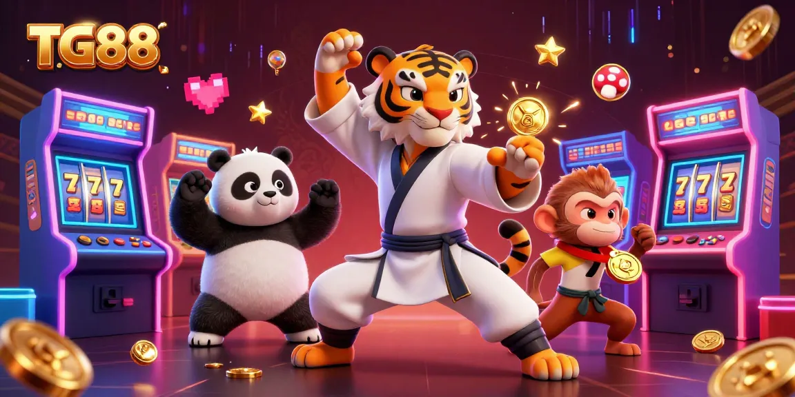 Experience exhilarating wins at TG88 with vibrant 3D casino gaming action and lucky symbols.
